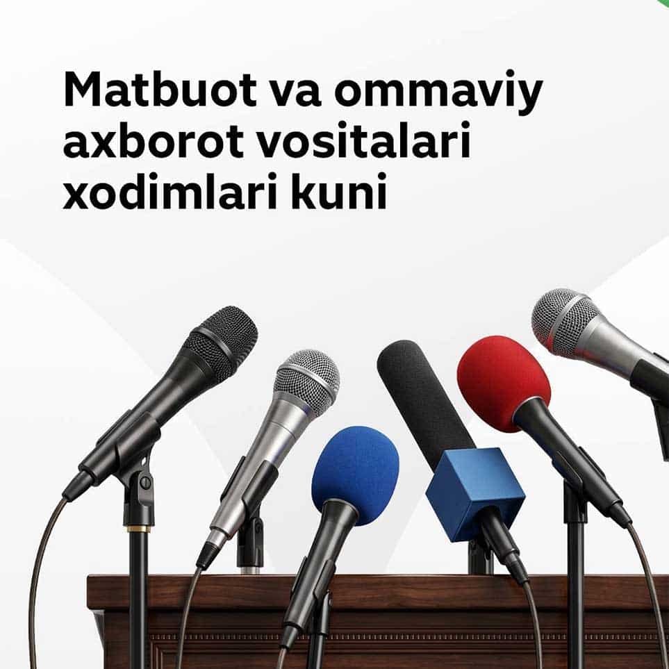 “Matbuot va ommaviy axborot vositalari xodimlari kuni” muborak bo‘lsin!